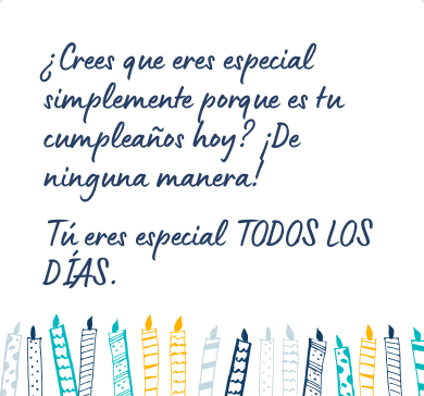 Mensaje de cumpleaños original para una amiga