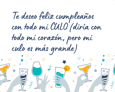 Mensaje de cumpleaños divertido para una amiga