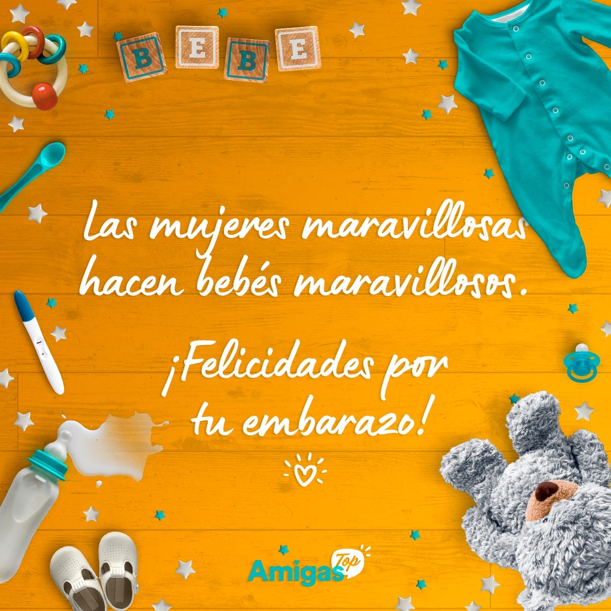 Mensaje para felicitar un embarazo