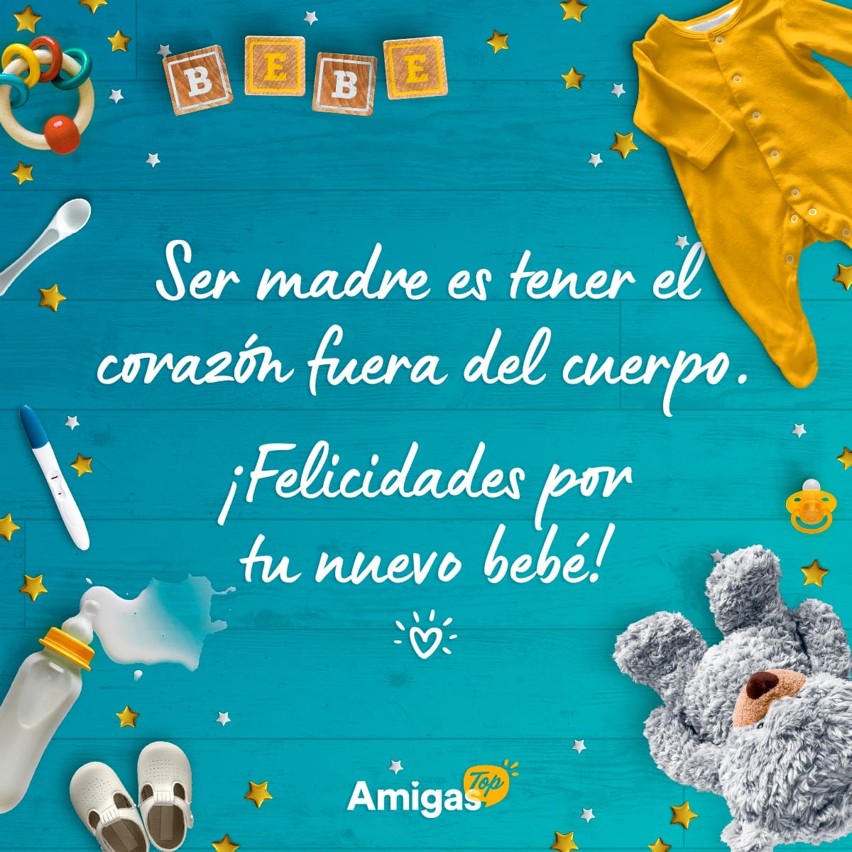 Mensaje para felicitar un nacimiento